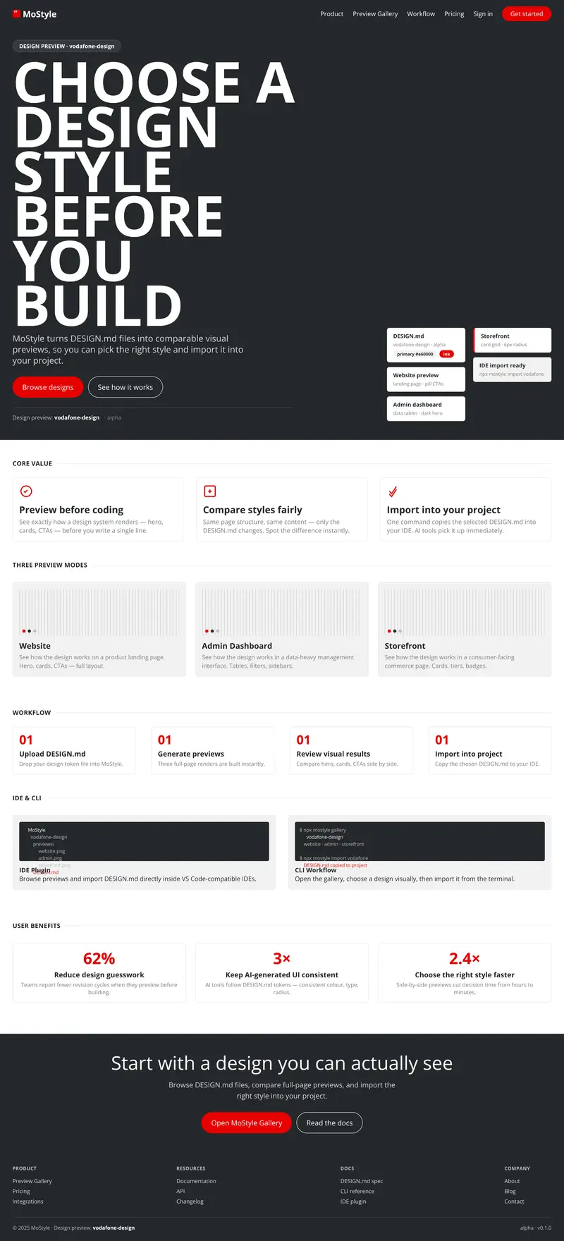 vodafone-design preview